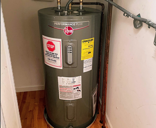Water heater installation by JL McKee Mechanical